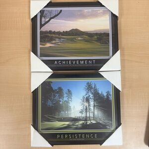 Framed Motivational Golf Prints